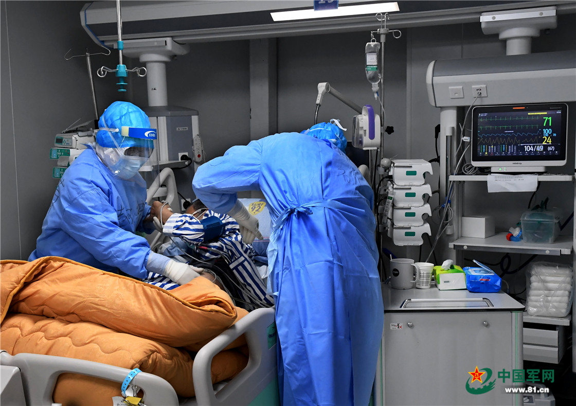 中国军网■惊心动魄！火神山医院ICU病房里的生死时速