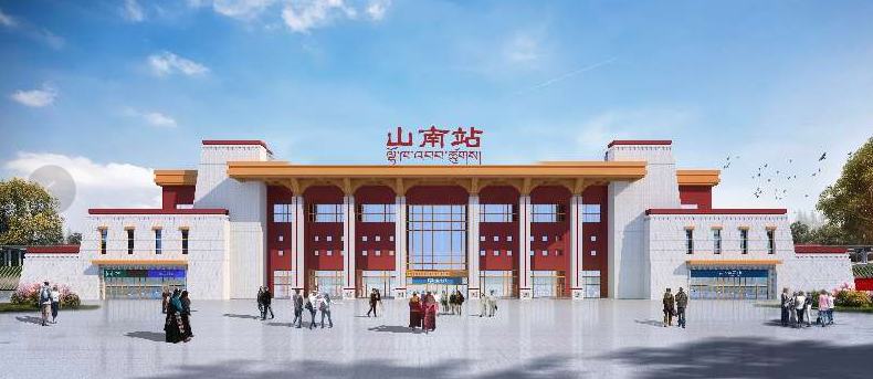 中铁建设亮出高原高寒铁路客站建设新名片 中铁建设亮出高原高寒铁路客站建设新名片
