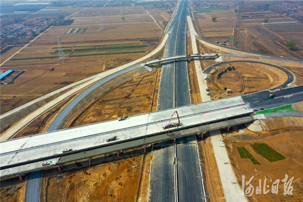 荣乌新线、京德高速公路互通工程有序推进