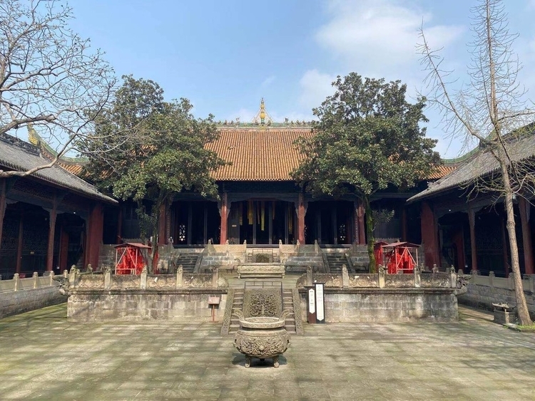 犍为文庙 形冠川中