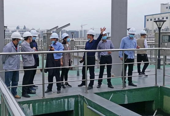 浙江义乌商务团实地考察中信环境潮南印染中心项目 浙江义乌商务团实地考察中信环境潮南印染中心项目