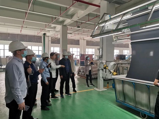 浙江义乌商务团实地考察中信环境潮南印染中心项目 浙江义乌商务团实地考察中信环境潮南印染中心项目