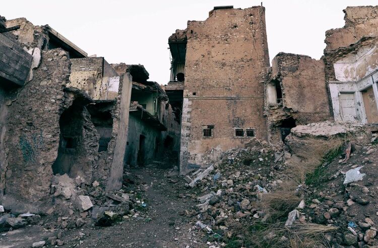 2021年1月18日,伊拉克第二大城市摩苏尔满目疮痍.(图自视觉中国)