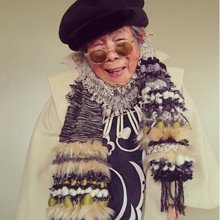 Boundless beauty: Japan ninety granny when fashion models by sought (Figure)