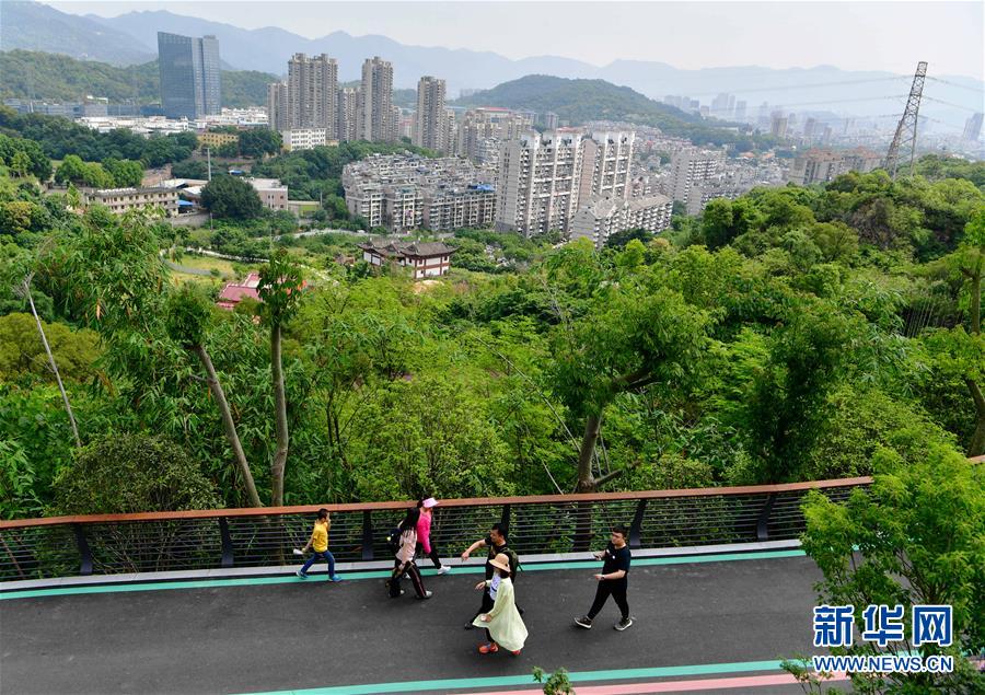 【焦点图】【福州】【移动版】【Chinanews带图】福州：逛城市绿道 享绿色生活