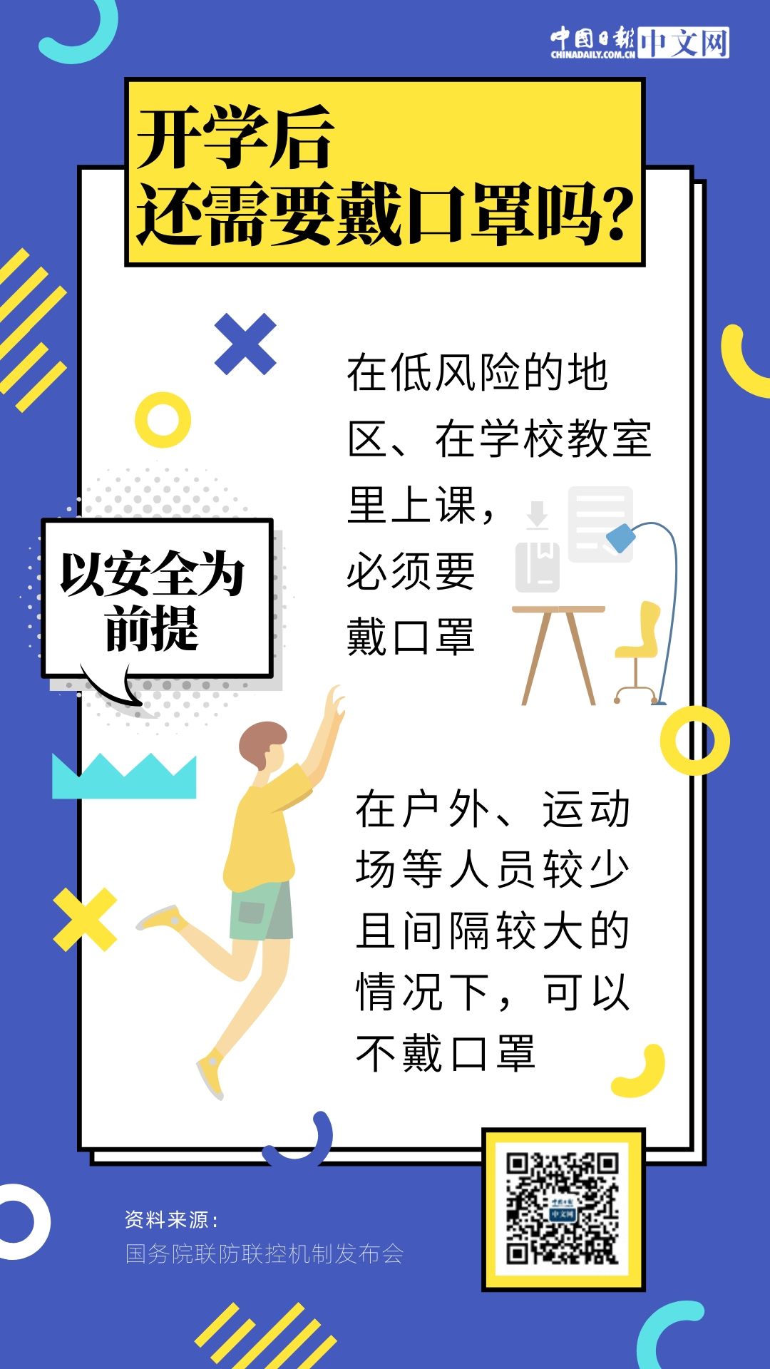 #中国日报网#海报 | 莫慌！中小学开学复课这样做