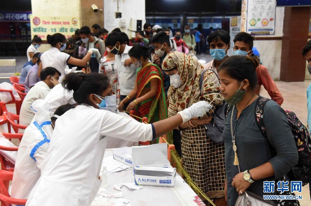印度累计新冠确诊病例超过1500万例
