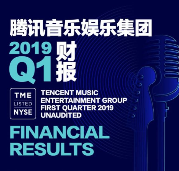 腾讯音乐2019年Q1总营收符合预期，整体业务增长健康