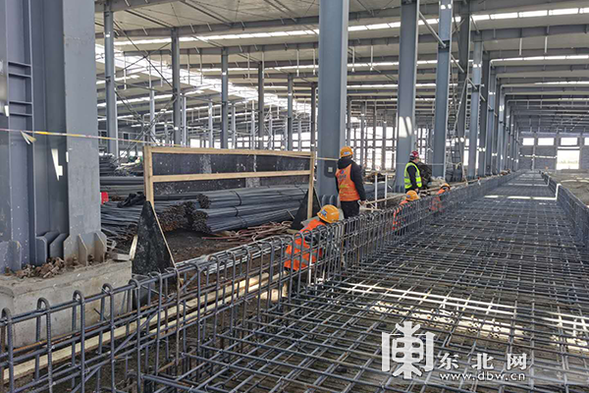 哈尔滨地铁2号线哈北车辆基地全面复工 预计10月底完工