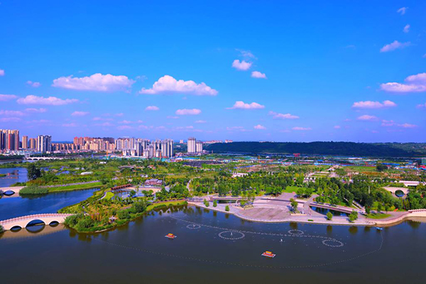 东坡城市湿地公园 供图 眉山市委宣传部