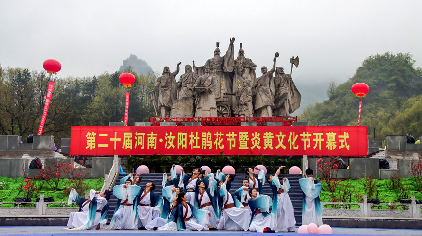 洛阳汝阳：杜鹃花开映山红