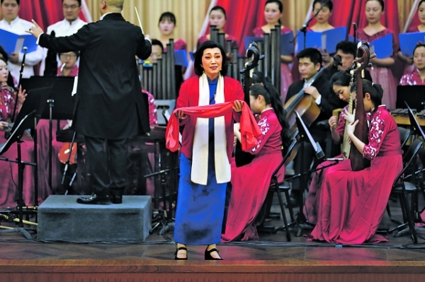 （中首）贵州花灯戏《红梅赞》 艺术展现红色精典魅力