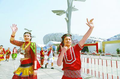 “最炫亚洲风”亮相奥林匹克公园景观大道