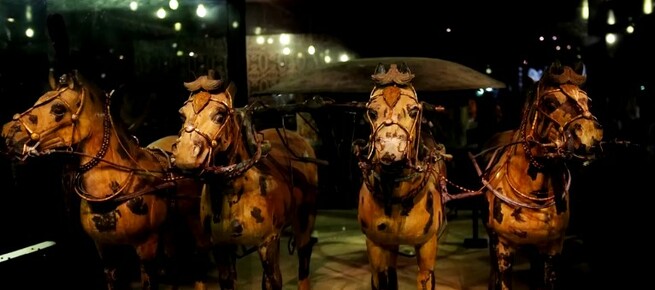 西安・兵馬俑博物館の銅馬車｜アジア写真帳（西安）