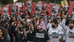 美国“赖特案”继续引发示威游行 示威者呼吁警务改革和加重起诉