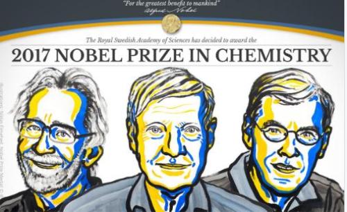 3科学家获诺贝尔化学奖 因发展冷冻电子显微镜技术