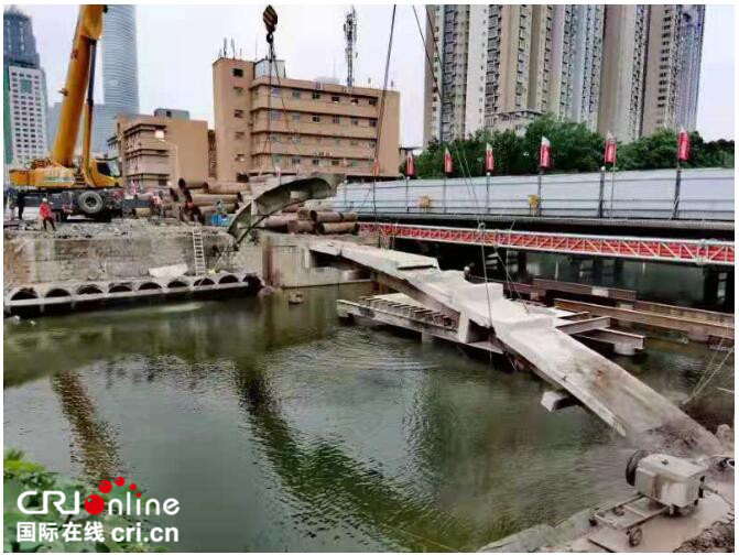 徐州市坝子街桥顺利拆除完成