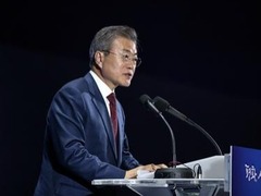 韩总统文在寅评价韩美首脑会谈成果：超出预期