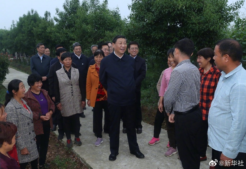 Xi Jinping Inspeksi Proyek Penyaluran Air dari Tiongkok Selatan ke Tiongkok Utara_fororder_习南水北调2021051404