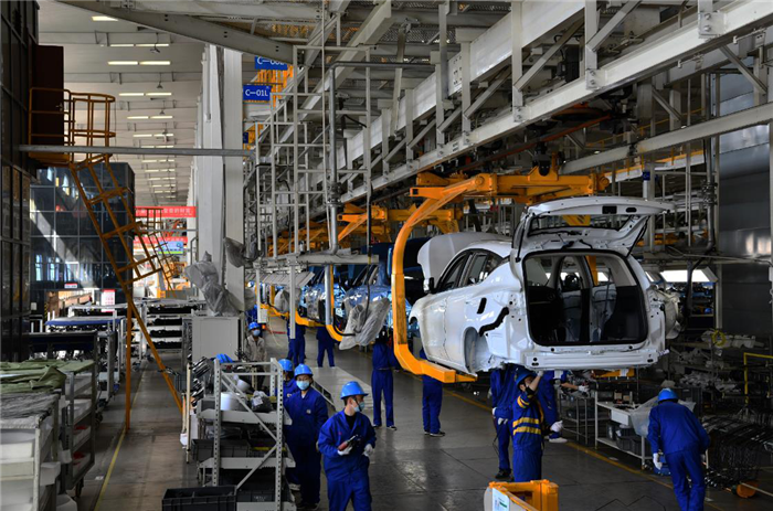 比亚迪公司生产车间 供图 中国工业摄影协会西安代表处
