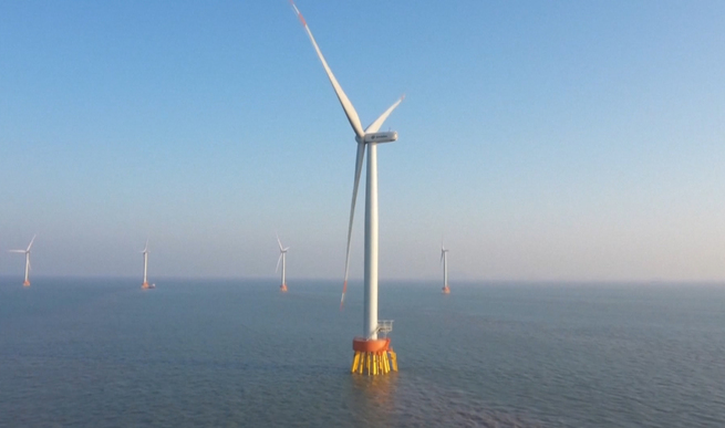 中国の洋上風力発電 1000万kW超を送電網へ_fororder_N5图