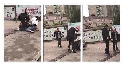 面对持刀凶徒女辅警秒变“女汉子”刀下男子得救