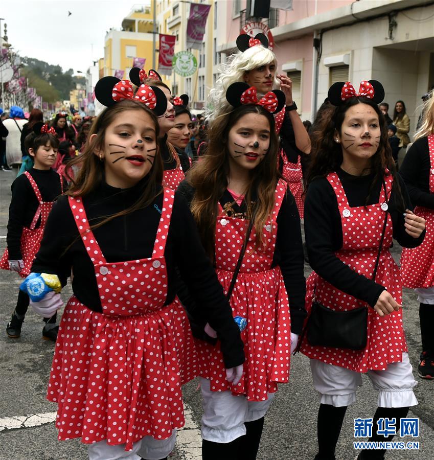 葡萄牙托雷斯贝德拉斯狂欢节落幕组图