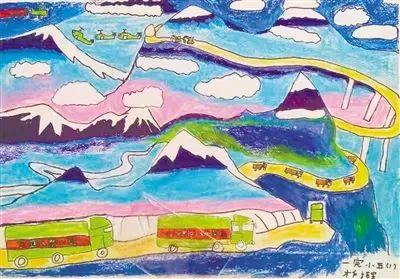 新玉树：孩子们画中最美的家乡