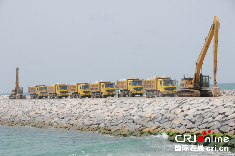 图片默认标题_fororder_2，中国港湾承建的尼日利亚莱基深水港项目是西非地区最大港口。  （中国港湾尼日利亚公司 供图）