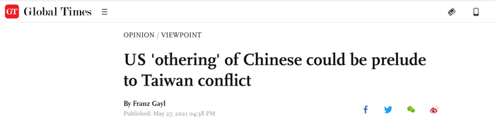 미국 언론: <글로벌타임즈>에 기고한 펜타콘의 한 직원 공직 잃을 수 있어 미국 언론: <글로벌타임즈>에 기고한 펜타콘의 한 직원 공직 잃을 수 있어_fororder_39c80e2bb2bf9a347a216abb0750424bu1