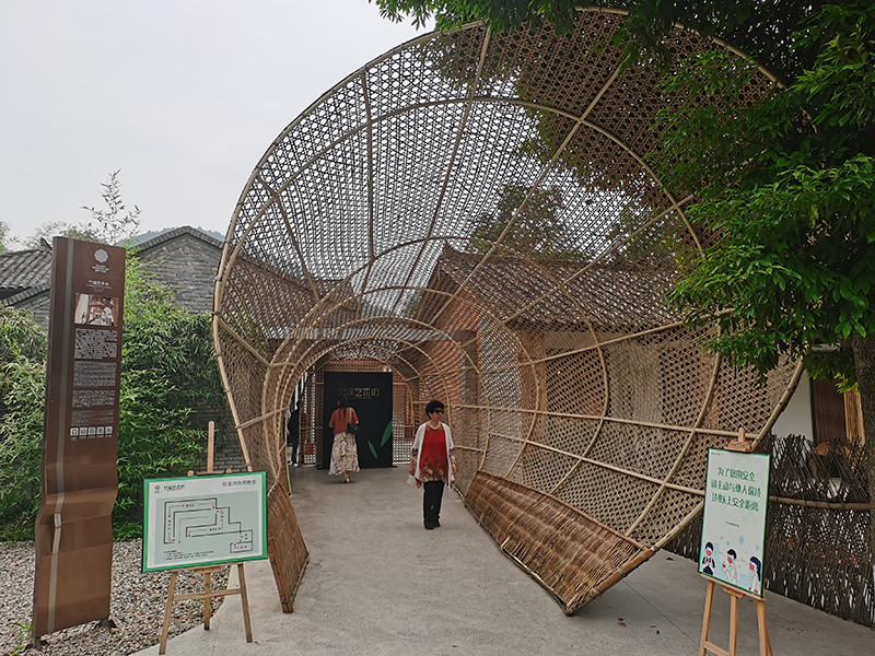 2021第八届成都非遗节道明国际竹文化周发出“创意邀约”_fororder_竹艺走廊-摄影-邓灿