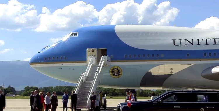 美国总统拜登抵达日内瓦 俄罗斯总统普京将于16日抵达
