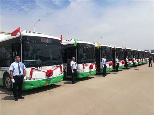 【湖北】【CRI原创】武汉市最大规模氢能源公交车上线示范运营