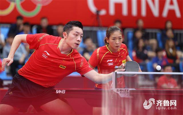中国乒乓球队备战奥运会热身赛在威海南海新区开赛 中国乒乓球队备战奥运会热身赛在威海南海新区开赛