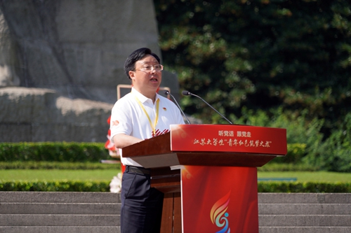 江苏大学生“听党话跟党走•青年红色筑梦之旅”启动 江苏大学生“听党话跟党走•青年红色筑梦之旅”启动_fororder_6