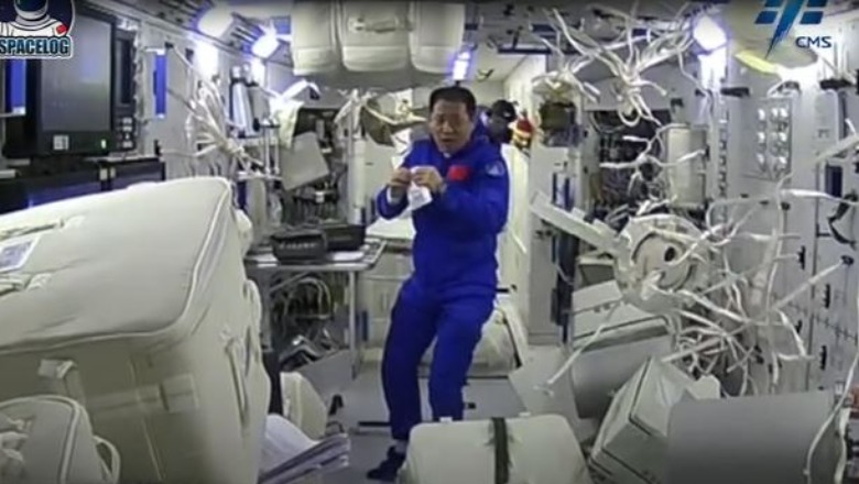 الحياة اليومية لرواد الفضاء الصينيين في المحطة الفضائية_fororder_fdsfdsfsdf.JPG