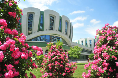 조선 평양시의 아름다운 풍경