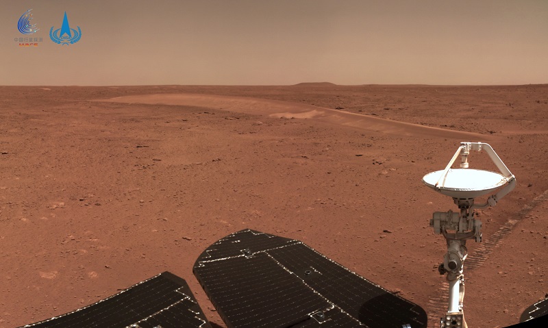 รถสำรวจดาวอังคารของจีนเดินทางบนดาวอังคารเกิน 400 เมตร_fororder_210712huoxingche1