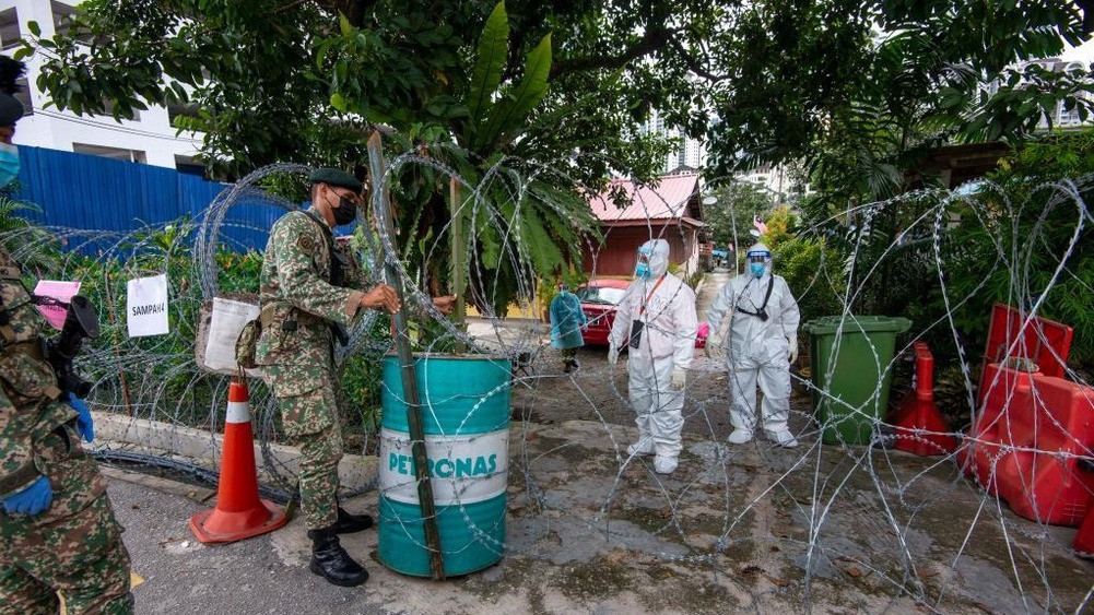 马来西亚政府收紧首都吉隆坡及周边部分地区防疫措施