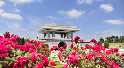 조선 평양시의 아름다운 풍경