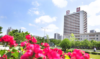 조선 평양시의 아름다운 풍경