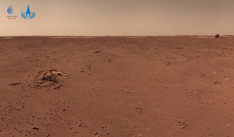 รถสำรวจดาวอังคารของจีนเดินทางบนดาวอังคารเกิน 400 เมตร_fororder_210712huoxingche2