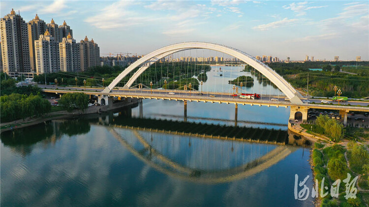 河北邢台：七里河生态补水超5000万立方米