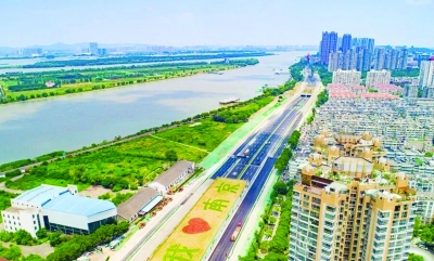 红绿灯少、景观美、功能多 扬子江大道全线通车