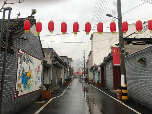 平顶山市郏县龙山街道文明建设劲吹红色风