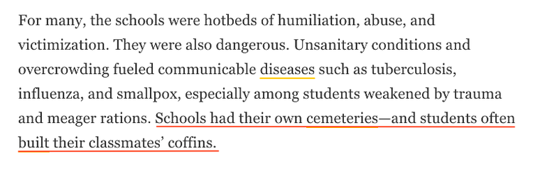 起底丨淌血的历史!北美原住民儿童寄宿学校惨剧重见天日
