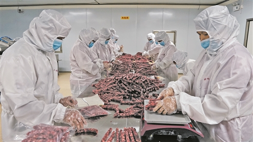广西陆川生猪产业向深加工转型