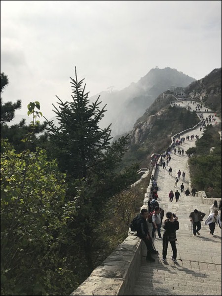 ไต่เขาไท่ซาน ชมสีสันฤดูใบไม้ร่วง