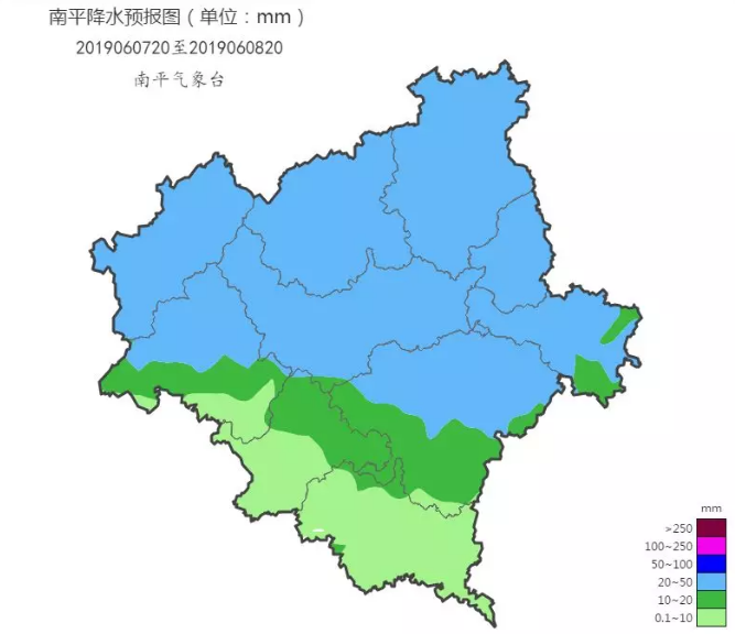 【南平】【移动版】高考期间南平市无高温天气 或有暴雨