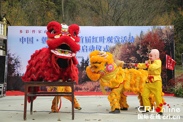图片默认标题_fororder_非遗表演李家舞狮（摄影--高志农）